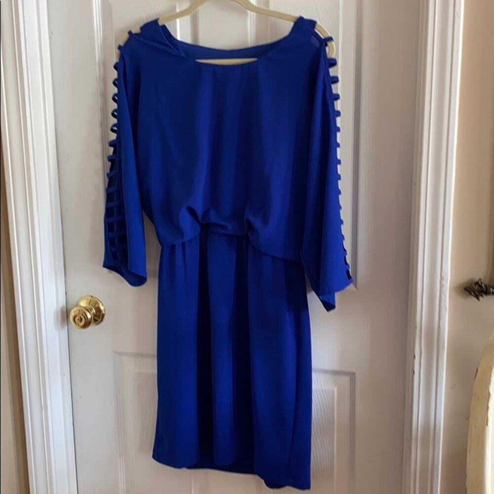 Ivy Lane women’s size Medium royal blue dress